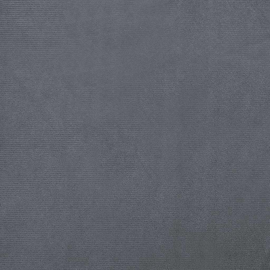 Cama para perro gris oscuro 70x48x22 cm de terciopelo con espuma gruesa, marco de madera de pino macizo y cuatro patas estables, cómodo sofá para mascotas.