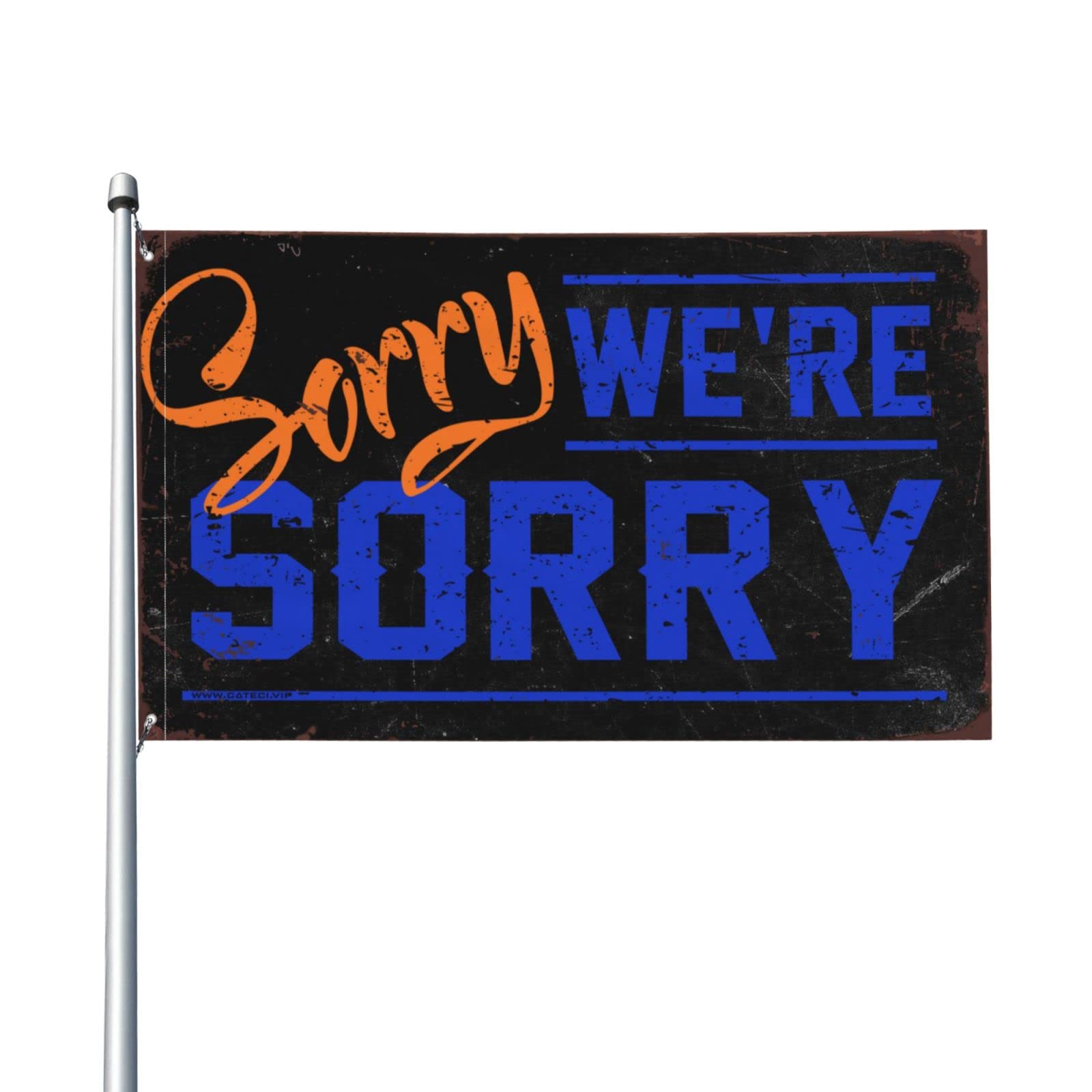 Drapeau drôle Sorry de 152x244 cm, cadeau idéal de pendaison - 8