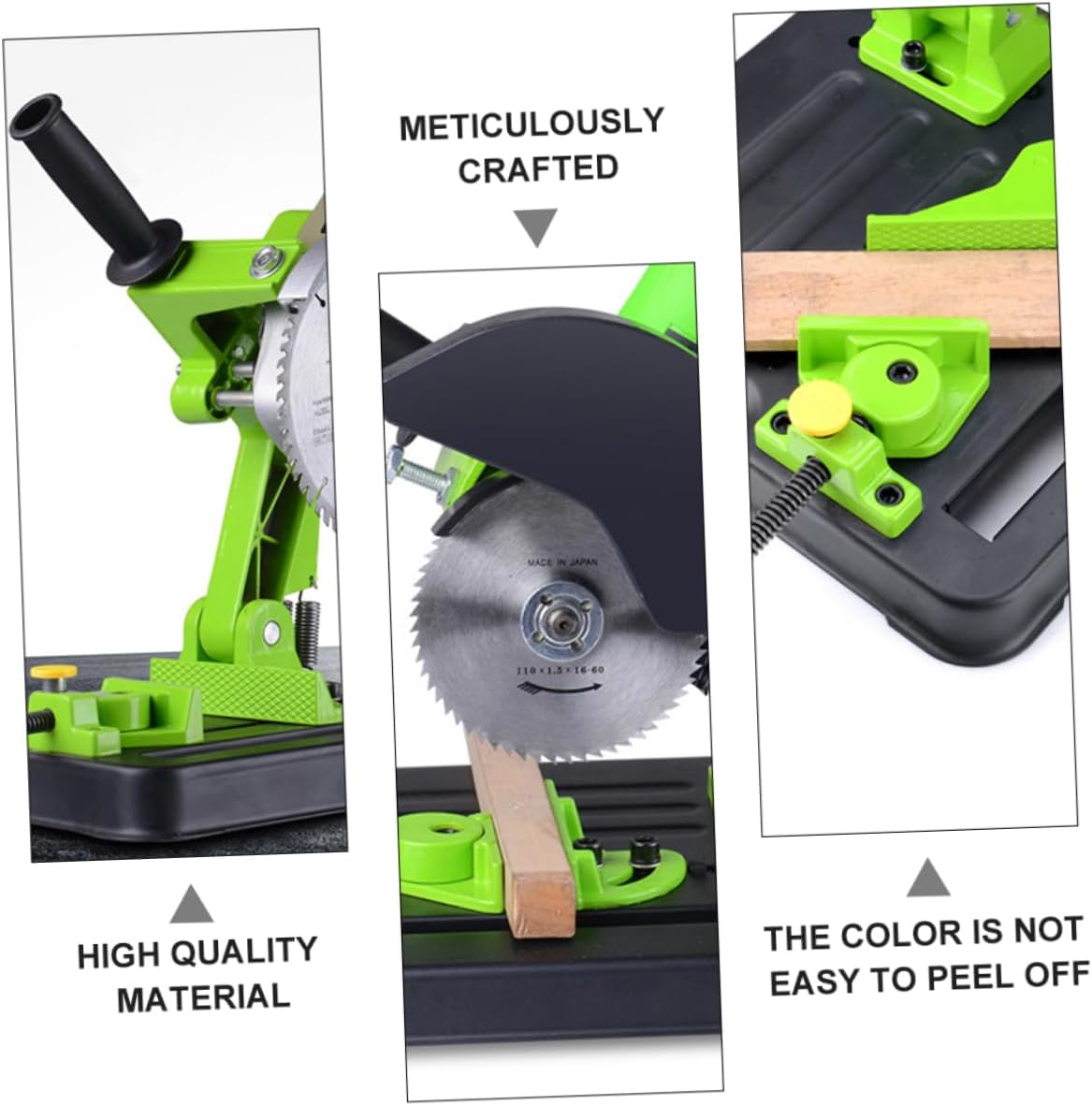 Gadpiparty Angle Grinding Machine Fixed Stand Durable High-strength Bracket for Precision Cutting Non-slip Design for Safe Use Compatible with Angle Grinders Green