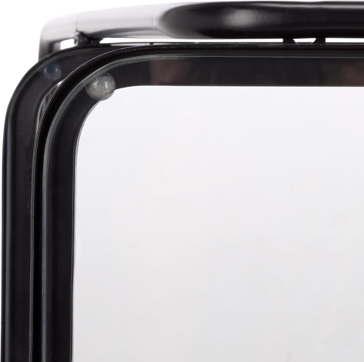 SAFAVIEH Home Collection – Zunia Black Metal & Glass Accent Table, Modern 2-Tier Side Table, Sleek Contemporary Design (ACC2330A)
