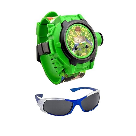 faas 24 Images Digital Projector Watch With Sunglass For Boys & Girls (age 6 To 12 yrs)