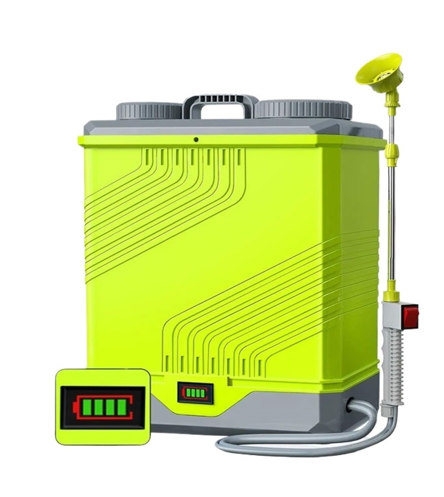 JVDDI Third Generation Electric Sprayer, Display Electricity Level High Pressure Intelligent Dispenser
