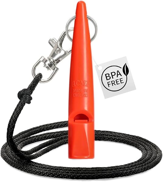 ACME Dog Whistle 211.5 DG Orange with Whistle Band