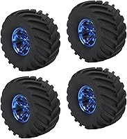 Vista 1 de Pomya Neumático de coche RC, para camión monstruo escala 1/10, para Epx, Pro, S30, coche de control remoto de estampida, neumático de goma, cubo