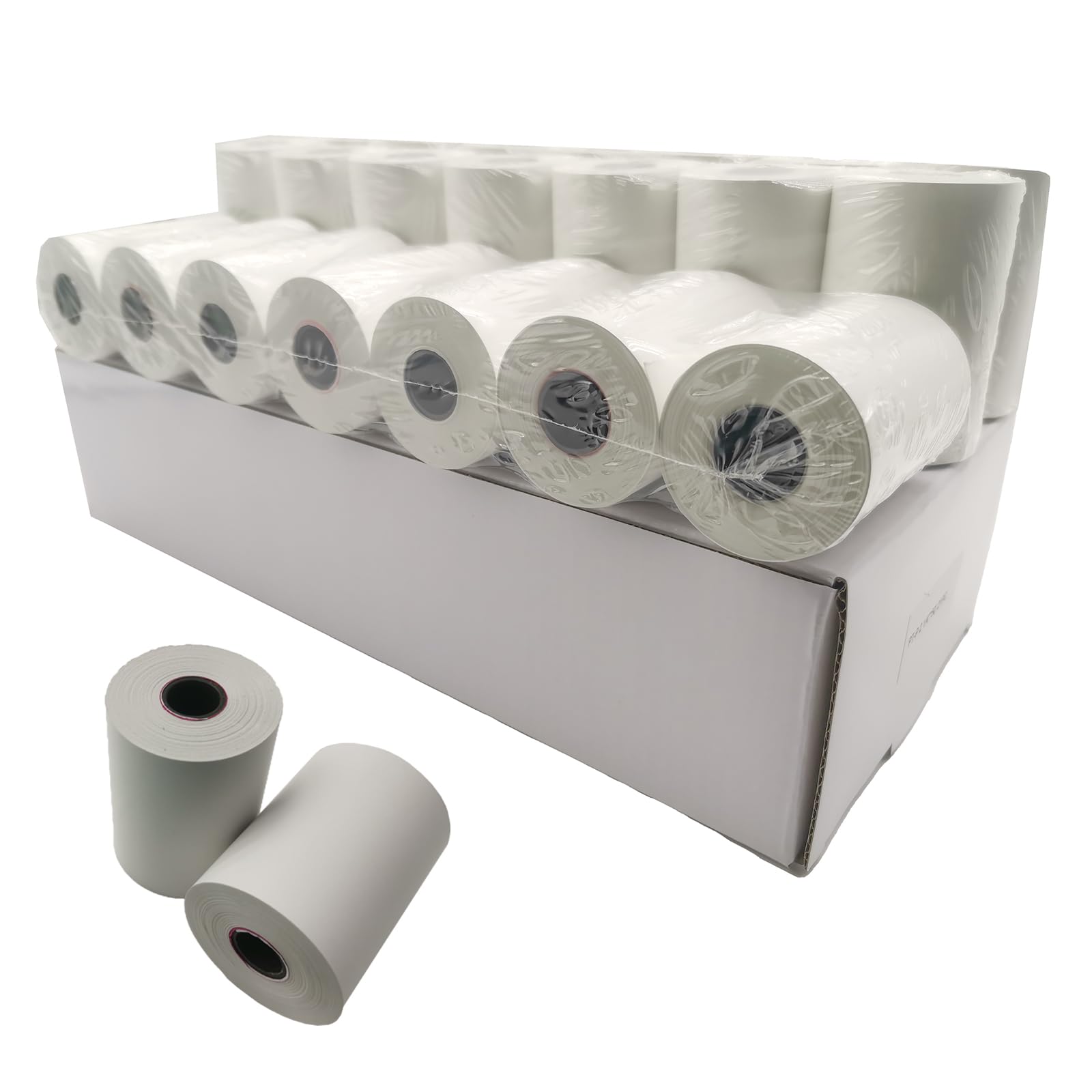 (21 Rolls) 2 1/4 x 50 Thermal Paper Rolls, BPA Free Thermal Receipt Paper Rolls, 2.25 inch Width and 50 ft Longth Per Thermal Paper Receipt Roll