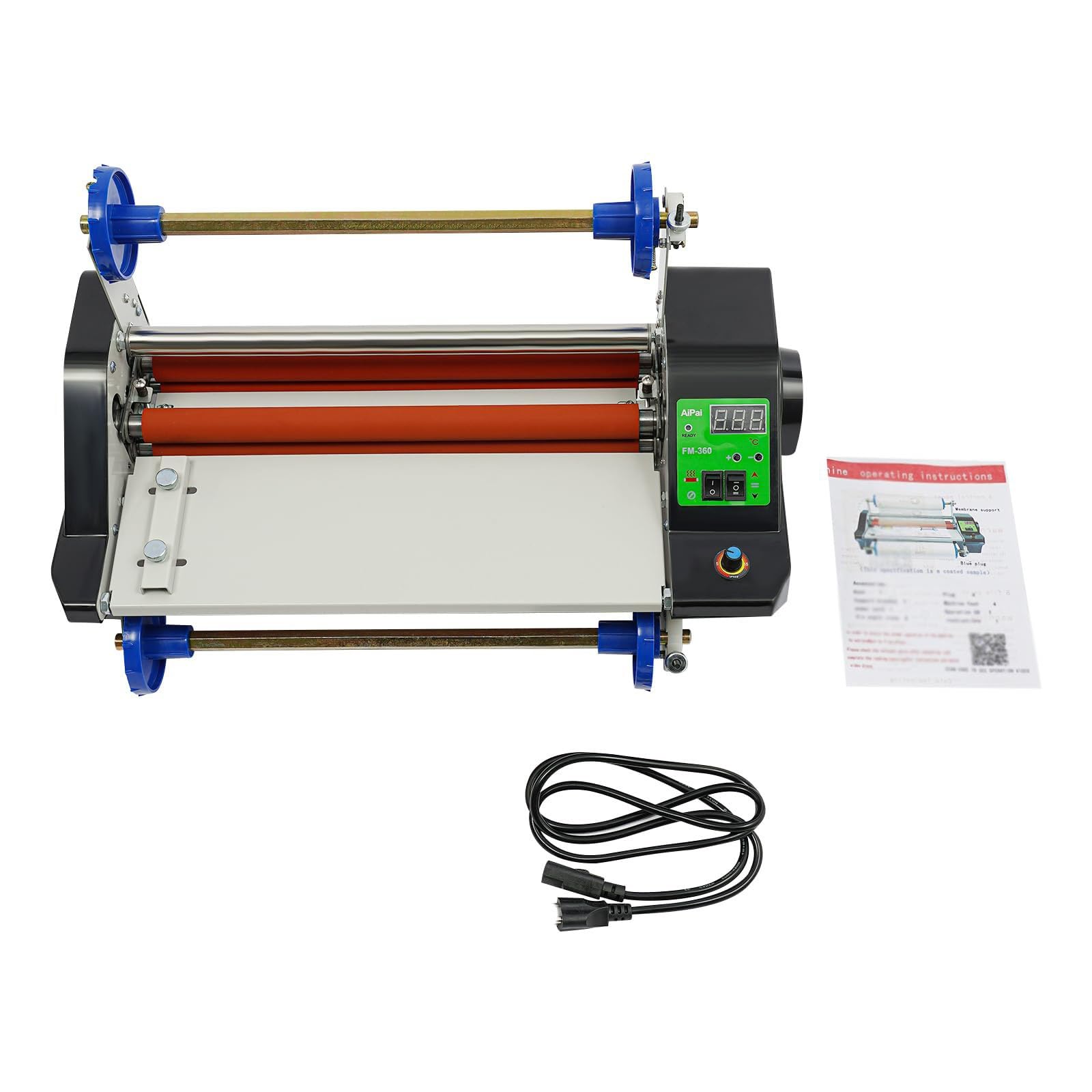 Plastificatrice digitale, macchina composita per pellicola transfer a caldo e a freddo da 13,7pollici con velocità e temperatura regolabili, plastificatrice elettrica monofacciale