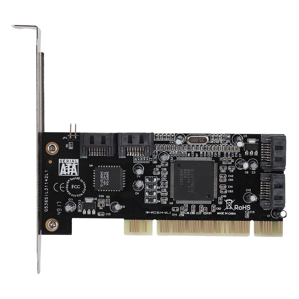 Ausla PCI 16X a 4 Porte Riser Card, Sil3114