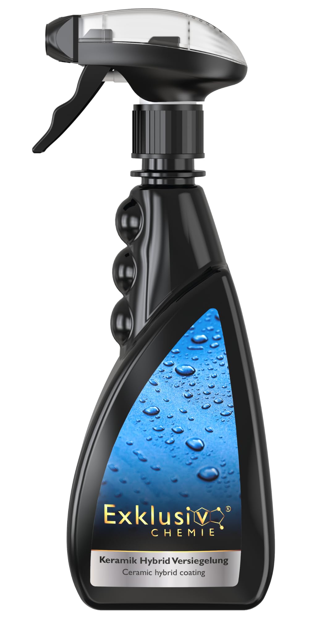 Exklusiv Chemie® Keramik Hybrid Versiegelung | Keramikversiegelung Auto | Autopolitur | Autokeramikbeschichtung | Lack-Schnellversiegelung | Glanz und Schutz mit Abperleffekt | 500 ml