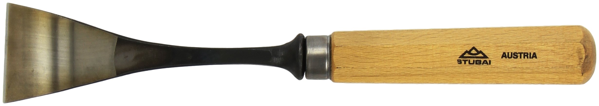 Stubai 522150 Typ 21 Dłuto do rzeźbienia w drewnie z drewnianym uchwytem, złoty/beżowy, 50 mm