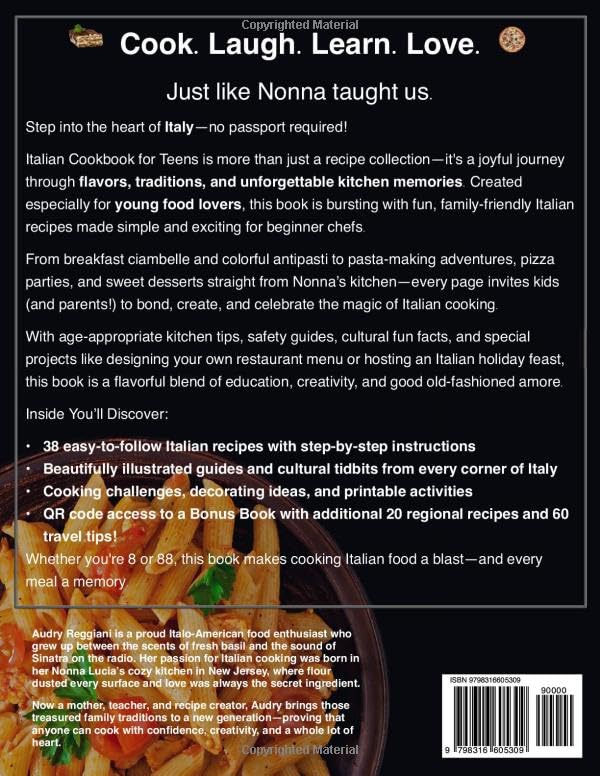The Italian Cookbook for teens: 38 Easy, Fun & Healthy Mediterranean Recipes For Young Chefs Who Love Italy, Food, and Family - Image 2