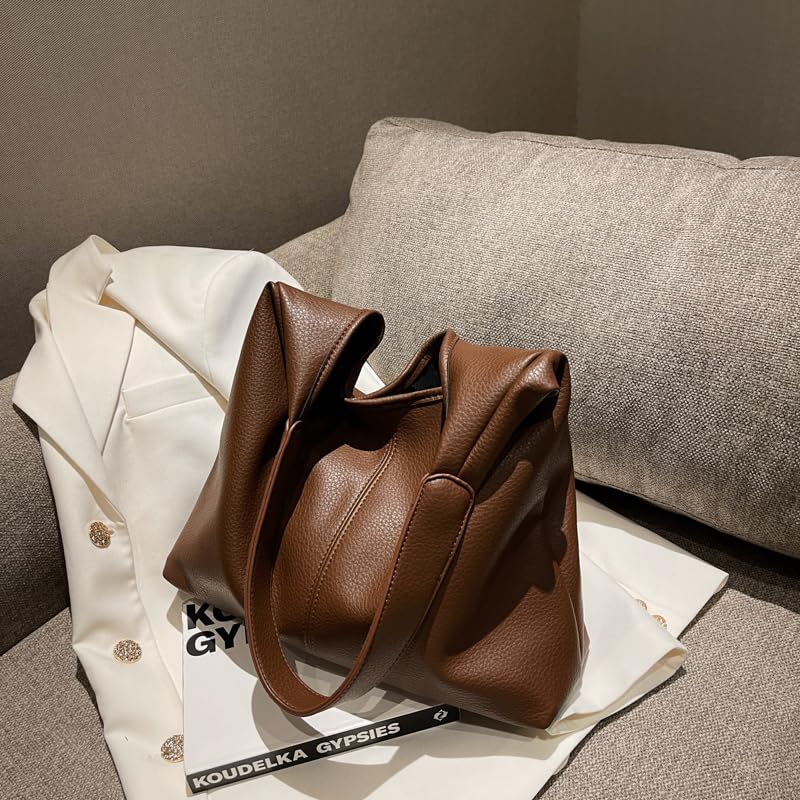 Hobo Taschen für Frauen Slouchy Tote Bag Soft Tasche Damen Schultertasche Umhängetasche 2pcs Arbeit Alltag Handtaschen – Bild 6