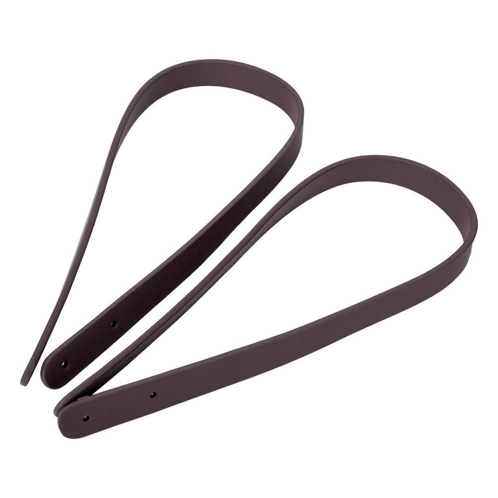 Oumefar 2PCS 65cm Leather Purse Handles Bag Handles Straps with Rivets Straps for Totebag Luggage Accessories Replacement(Coffee) - Image 3