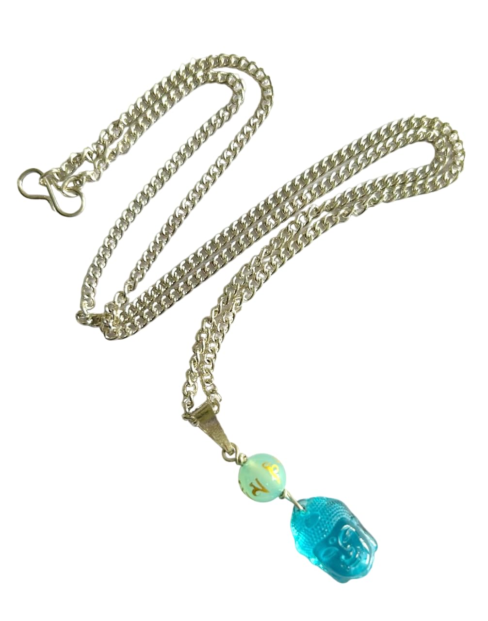 CRYSTALMIRACLEFancy Buddha Necklace Healing Fashion Jewelry Women Men Gift Positive Energy Peace Wellness Meditation Handcrafted Accessory