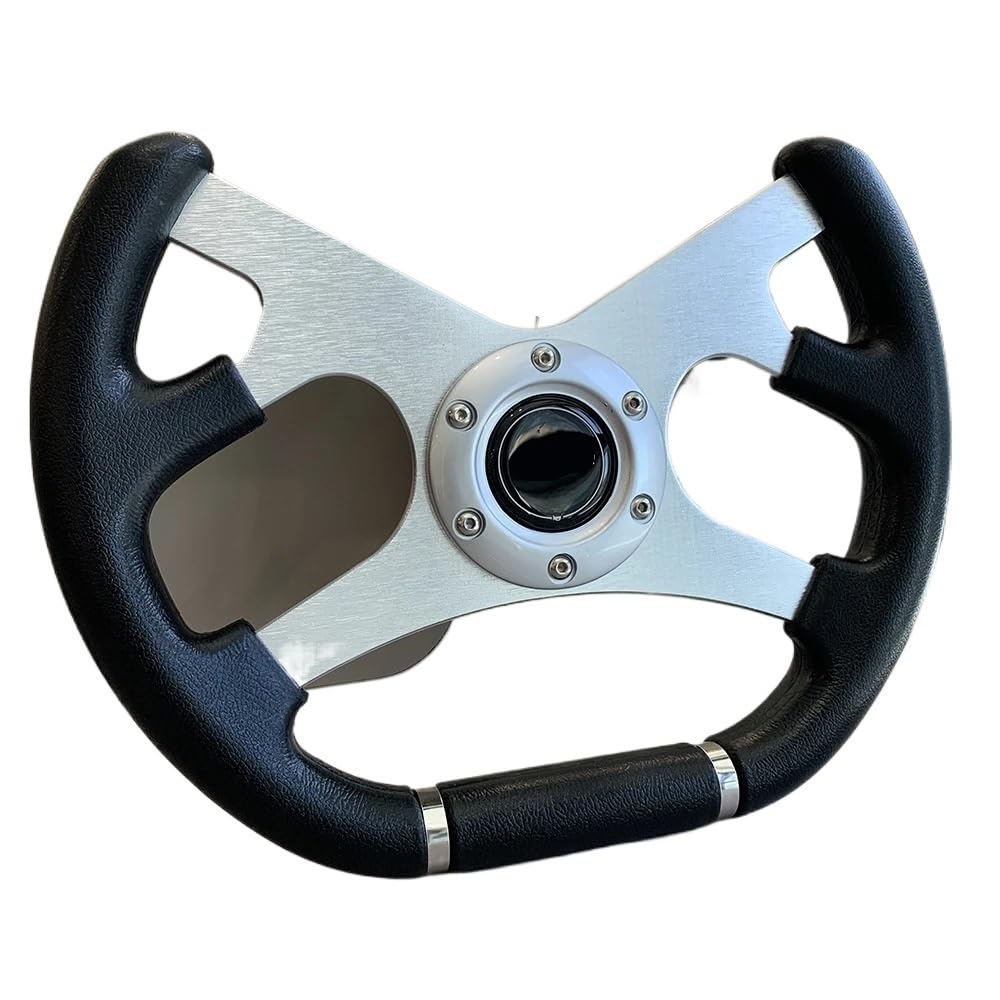 Volante Sportivo Auto, Volante A Calice Volante modificato universale da corsa in PU 13 pollici e 320 mm