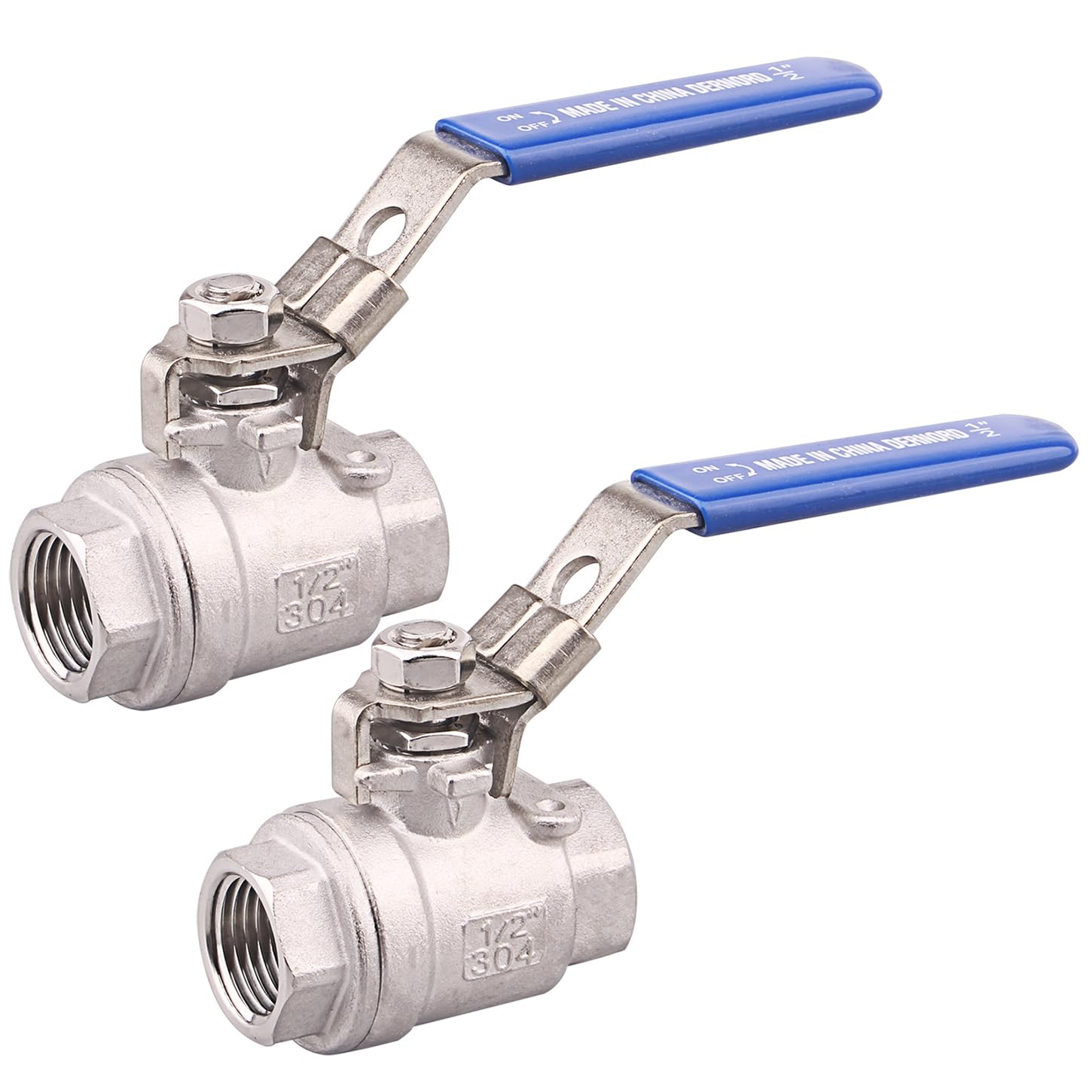 Robinet à boisseau sphérique robuste 1/2 pouce avec dispositif de verrouillage DERNORD