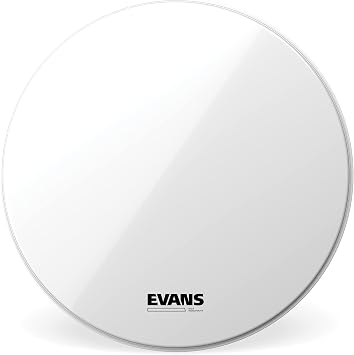 EVANS     24" EQ3 Resonant Smooth White   1-ply, 7.5mil / 10mil ring BD24RSW-NP