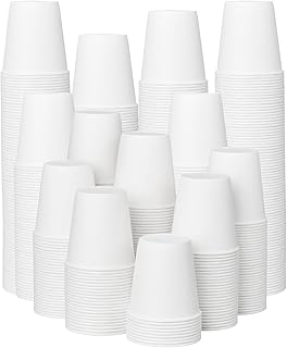300 Pack 3 oz Bathroom Paper Cups | Small Coffee Cups, Disposable Mini Mouthwash Cups, Suitable for Bathroom, Market, Shops, Party, Picnic, Travel, and Events