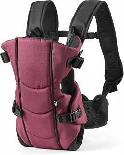 Mothercare Unisex 3-Position Baby Carrier for Newborns & Infants 0-18 Months (Up to 12kg) - Comfortable Padded Straps, Red Price In India