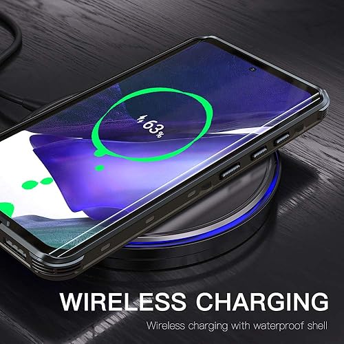 Miniatura 5 de Funda impermeable para Samsung Galaxy S21, totalmente sellada bajo el agua IP68, impermeable, a prueba de golpes, a prueba de polvo, transparente,