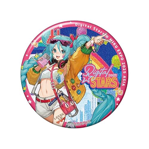 Digital Stars @ MIKU EXPO 2025 ASIA Glitter Badge Art by lack