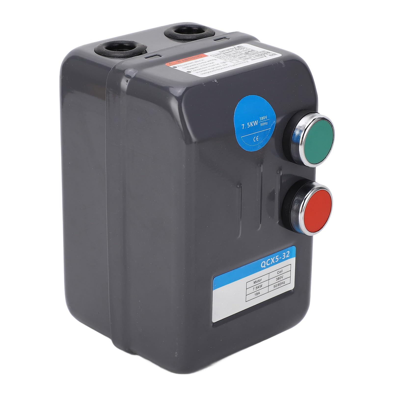 Hidyliu Control Magnético del Motor de Arranque, Duradero, 7,5 KW, Trifásico, 380 V, Nominal 14-22 A, para Uso Global en Compresores de Aire