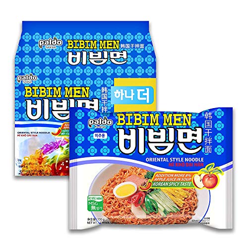 korea Paldo Bibim myun Cold Noodle Instant Ramen süße würzige Sauce 130 g, 5 Stück