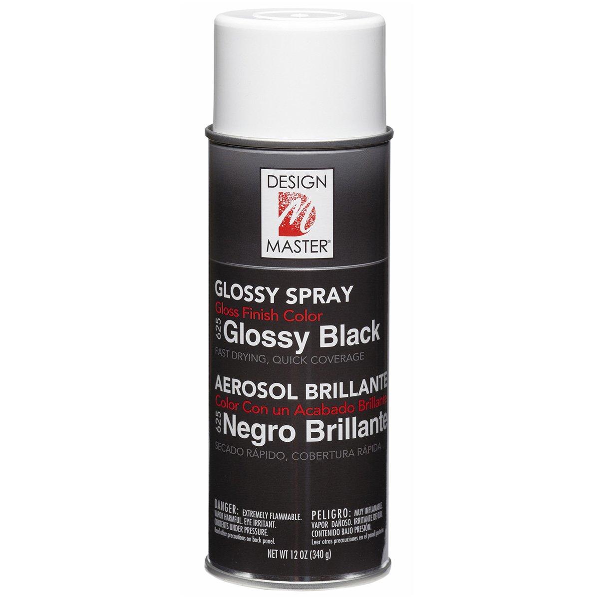 Design Master 625 Glossy Black Spray Paint