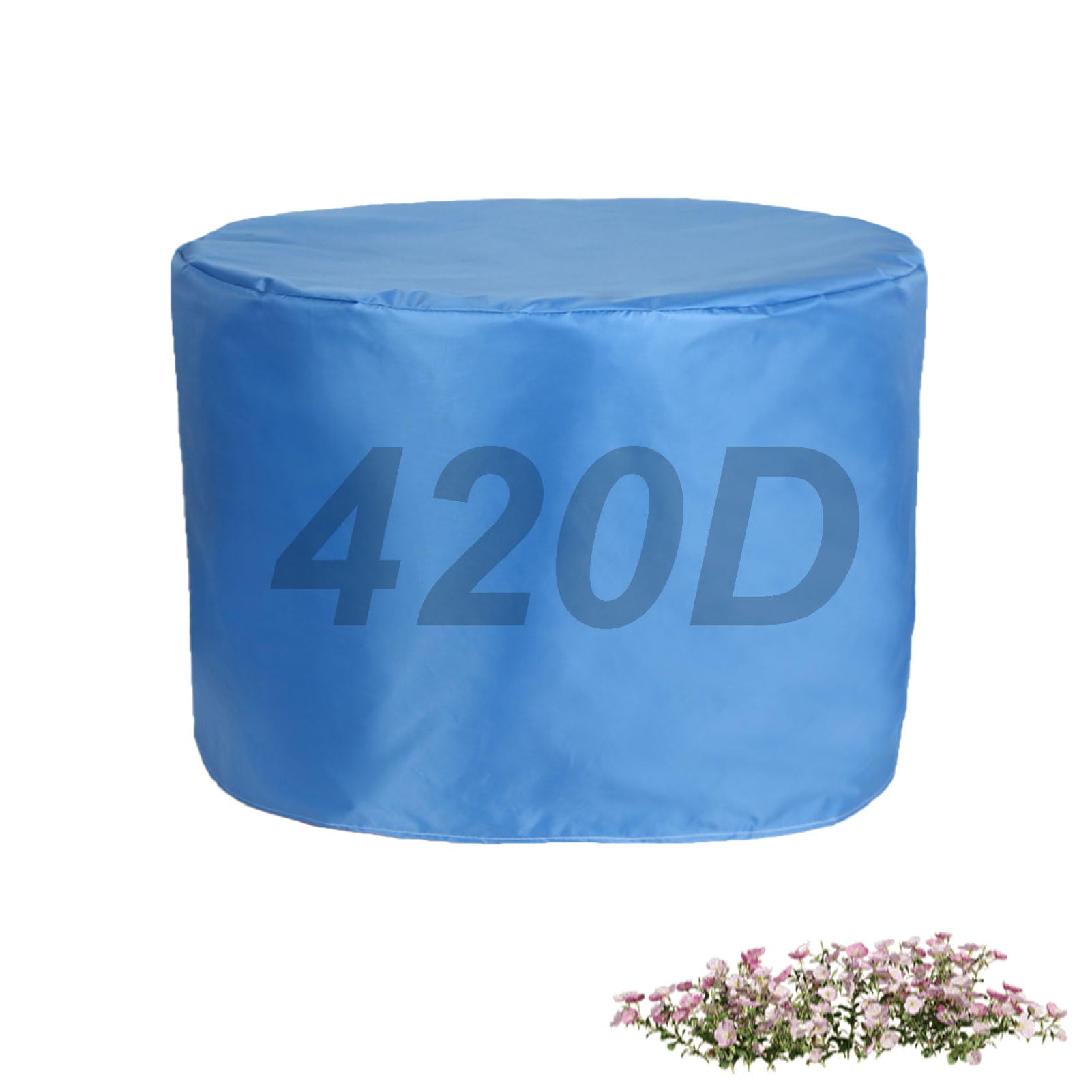 Coperture per Mobili da Esterno 300x220cm, Impermeabile Copritavolo da Giardino, Rotondo Telo Copri Tavoli da Terrazza Tessuto Oxford 420D, per Mobili per Tavoli da Giardino