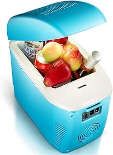 Dkee Mini frigo Portable 7.5L Mini 12V De Voiture Réfrigérateur Congélateur Voyage Véhicules De Voiture Réfrigérateur Refroidisseur Et Réchauffeur Contrôle
