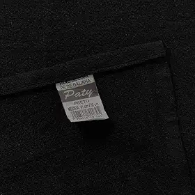 10 Panos de Prato Pé de Galinha 100% Algodão Preto Alta Absorção