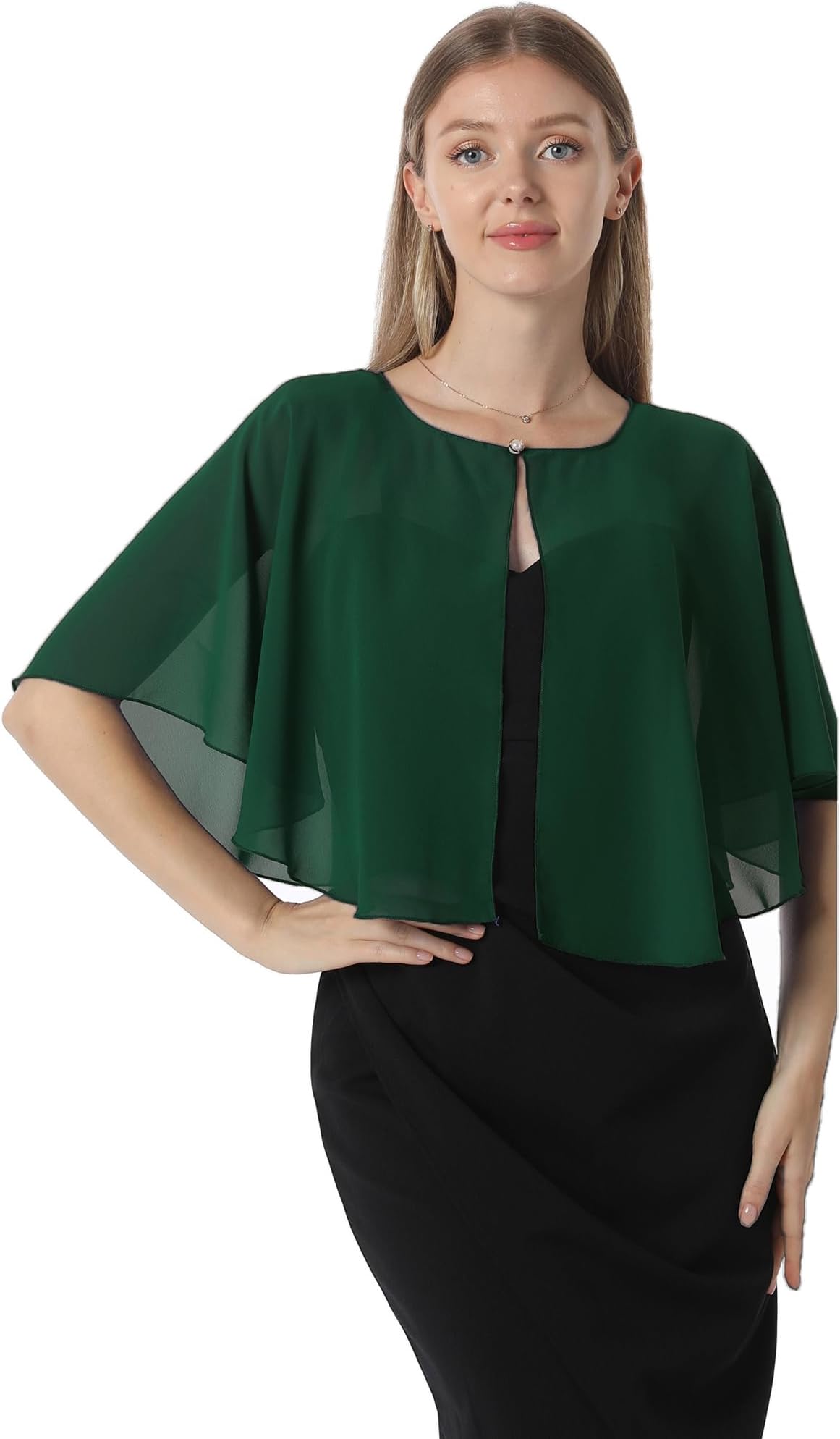 Chiffon Capelet Soft capes Shawls and Wraps for Evening Dress Wedding Cape 1920s shawl accessories for women