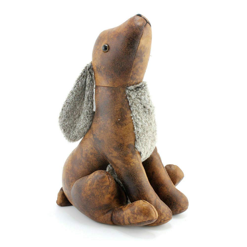 Tamersgifts Moon Gazing Hare Doorstop Assorted Doorstop Door Stop Stopper Filled Heavy Doorstop Faux Leather Novelty Wedge (Moon Gazing Hare Doorstop)