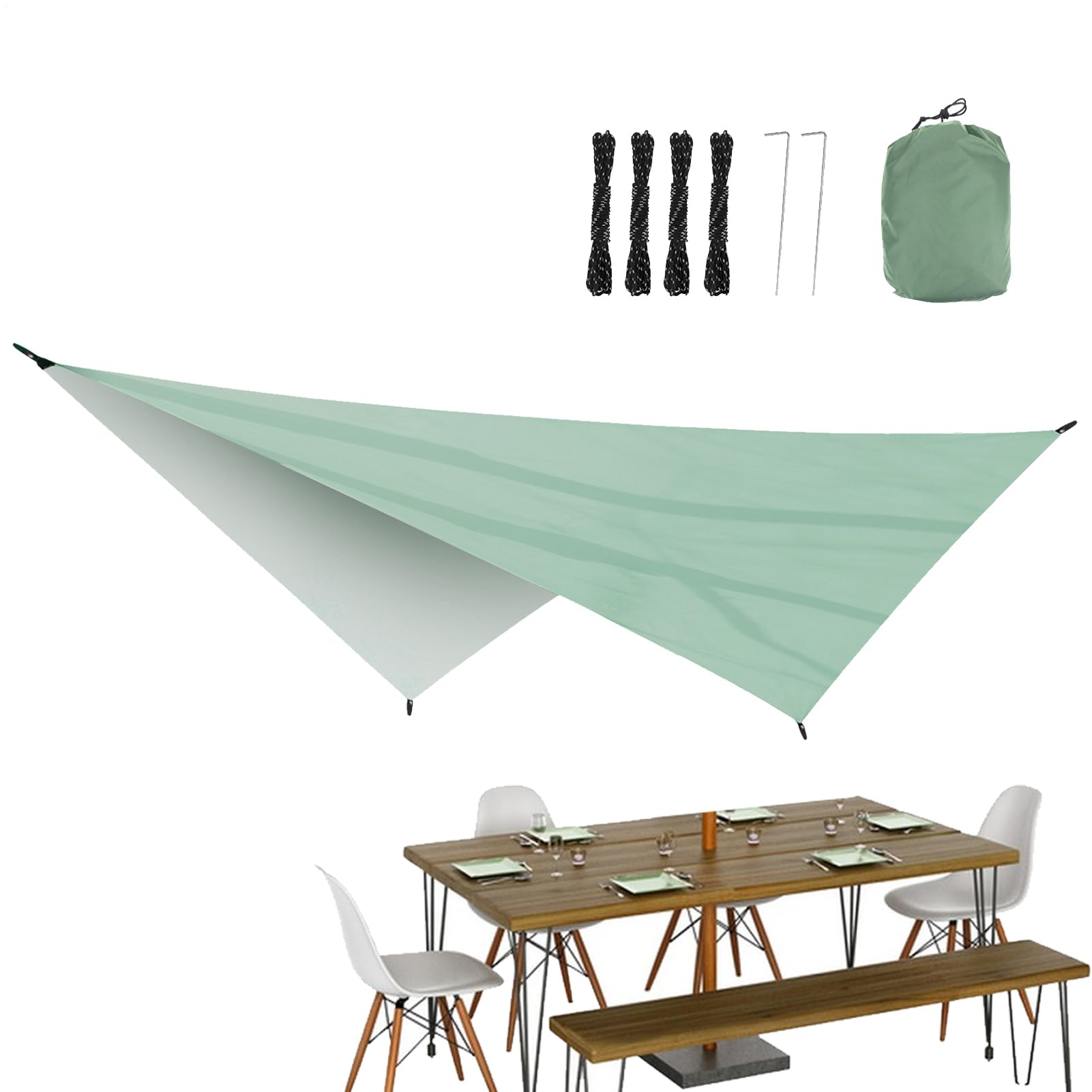 Voile d'ombrage imperméable rectangulaire pour votre jardin et terrasse