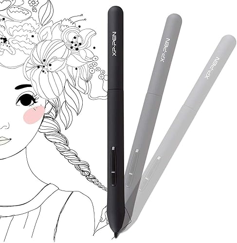 Miniatura 5 de XPPen PN01 - Lápiz capacitivo sin batería, 8192 niveles de sensibilidad a la presión del bolígrafo, solo compatible con XPPen Star G640 y Star G430