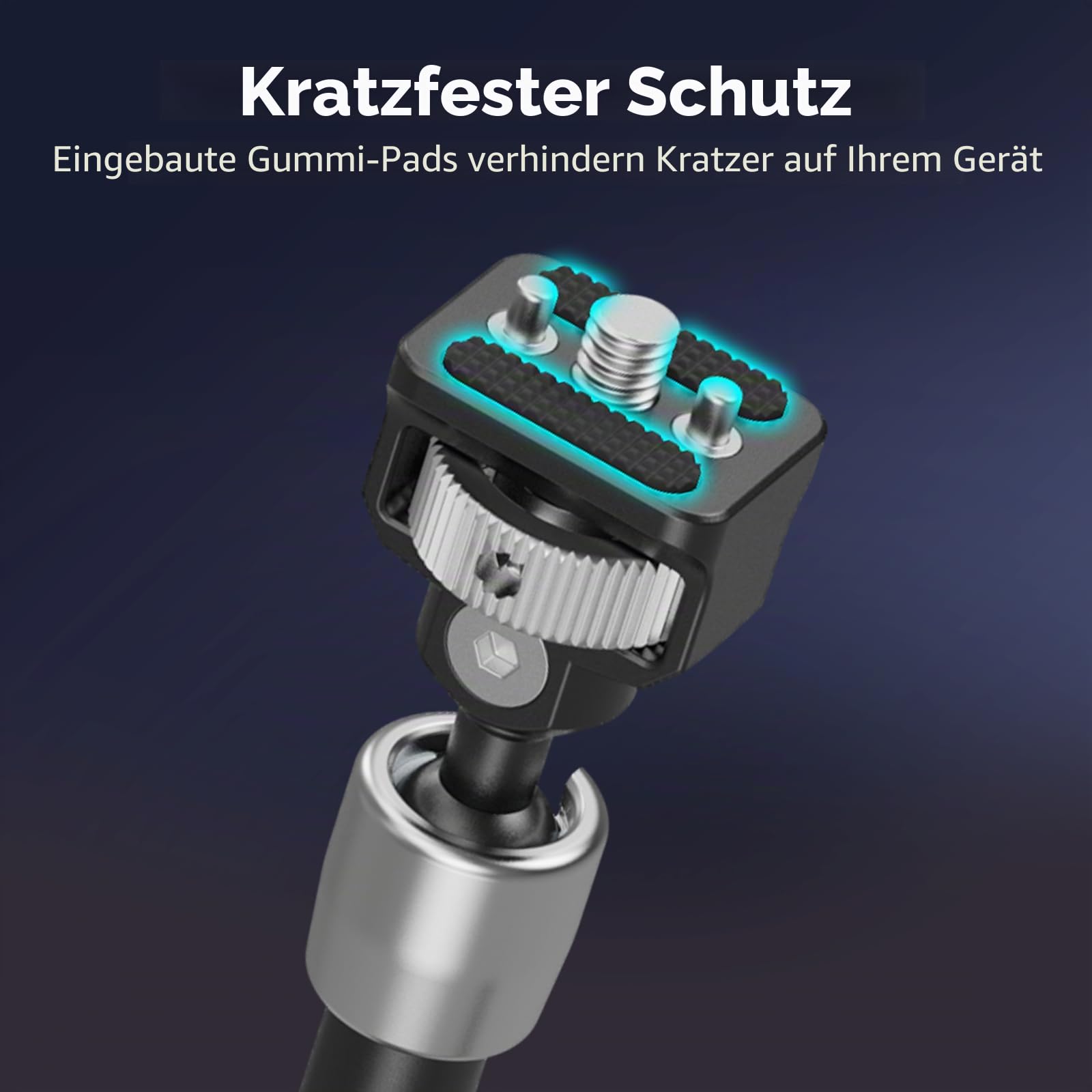 SMALLRIG 11'' Magic Arm mit 1/4"-20 Schrauben und Gefederten Stiften, 1,5kg Tragkraft, 360° Doppelkugelkopf, Rutschfestes Design für Kameras/Leuchten/Monitore/Mikrofone/Telefone – 5309
