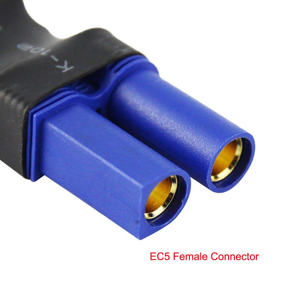 LinsyRC 2パックEC5メスコネクタ 4MM 弾丸バナナコネクタプラグ変換 Amazon | LinsyRC 2パックEC5メスコネクタは4MM 4.0MM弾丸バナナ