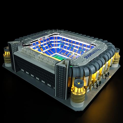 Miniatura 6 de WDDSPSH Kit de luz LED para Lego 10299 kit de iluminación de construcción de decoración para Real Madird Santiago Bernabeu Stadium 10299 solo kit de