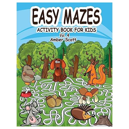 Eazy Mazes Activity Book For Kids - Vol. 4