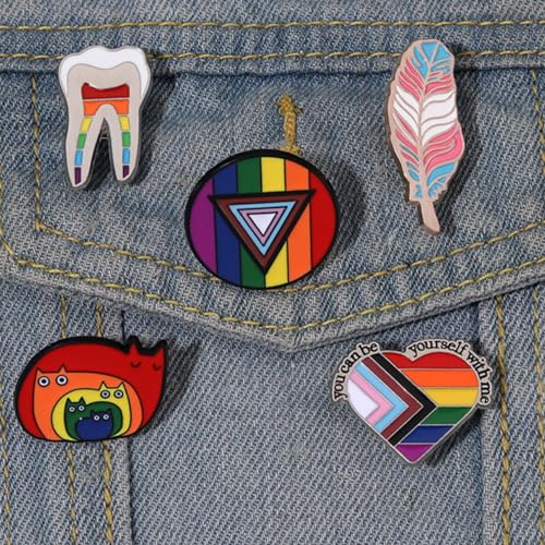 Image of Enamel Pins Cute Lapel Badge Funny Pins for Backpacks Hats Clothes Decorative, Men Women's Brooches Pins Gifts