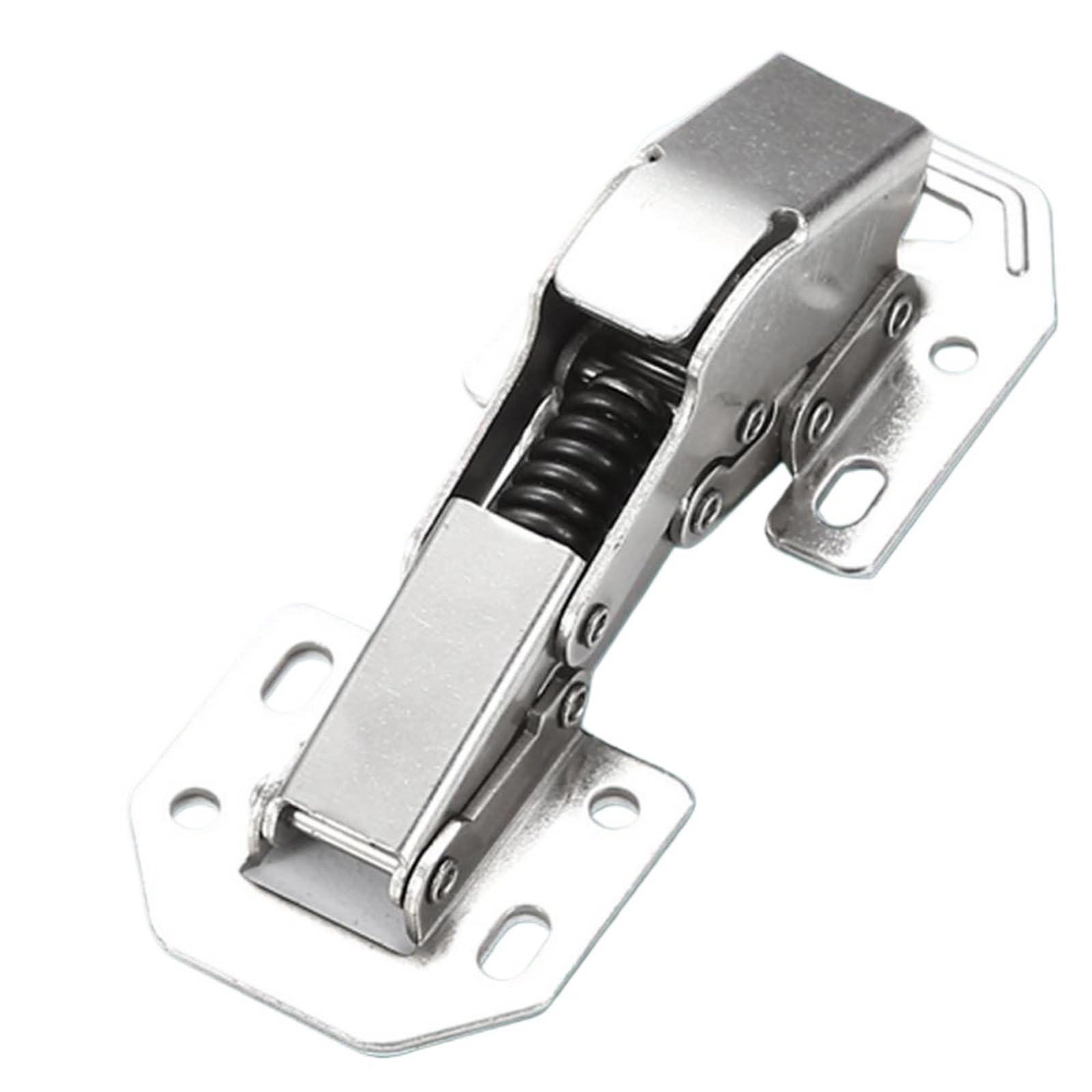 Kdhcvkz One Color 4Pcs No Punching Cabinet Hinges Cold-Rolled Steel Hinge