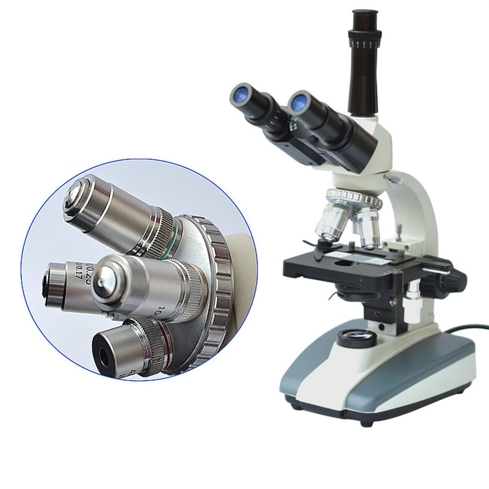 4X 10X 20X 40X 60X 100X Microscopio Lente Obiettivo Acromatico Obiettivo Laboratorio Microscopio Biologico Parti(1PC 10X)
