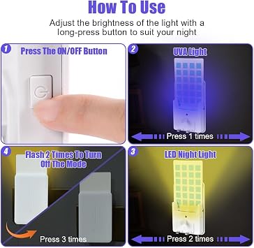 flintronic Fly Catcher Indoor, Fly Trap Indoor, Fruit Fly Traps for Indoors, Gnat Traps for House Indoor, Flying Insect Killer for Gnats, Moths, Fruit Flies, Mosquitoes (2 Device + 12 Refills)
