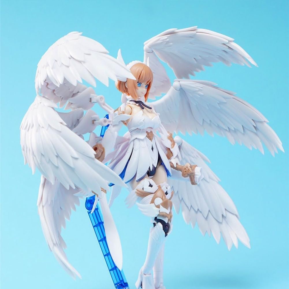 QAHEART Anime Illustration Girl Figure Arcanadea Lumitia Action Figure Assembled Movable Interchangeable Parts Figurine Statue Collectibles