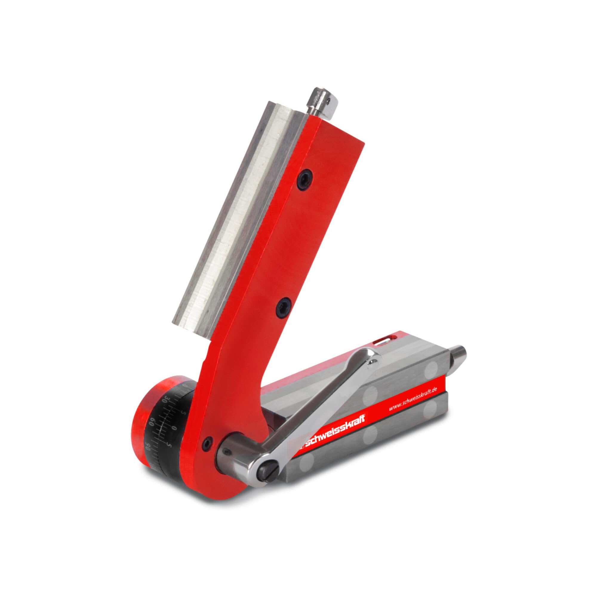 Fuerza de soldadura ajustable de ángulo de soldadura VSWM 41 (ángulo de 30 – 275 °, con escala, adecuado para material plano y redondo, fuerza de sujeción 50 kg) 1790050