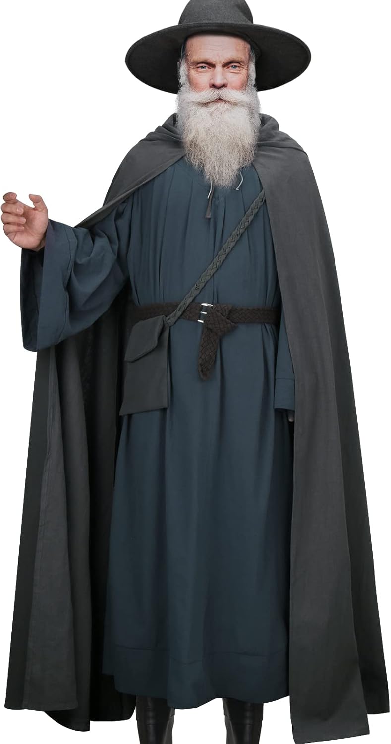 Gandalf Grey Hooded Cloak Costume for Adult Men Nigeria Ubuy