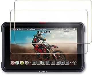 Atmoshue Screen Protector Compatible with Atomos Ninja V/Shinobi 5 inch 4K HDMI Recording Monitor, Tempered Glass Screen Protector fits Ninja V & Shinobi 5
