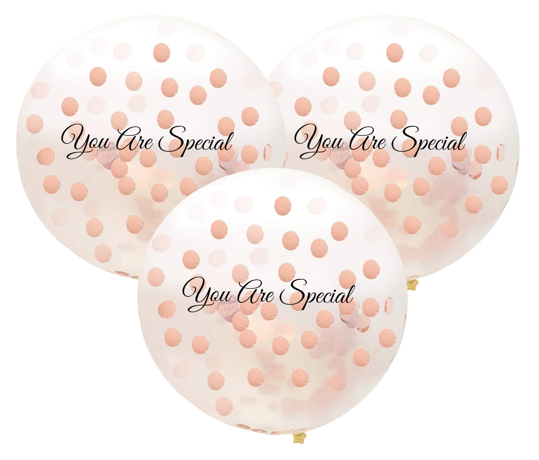 Buy Kiara World 3Piece 36inch Jumbo Balloons Rose Gold Metallic