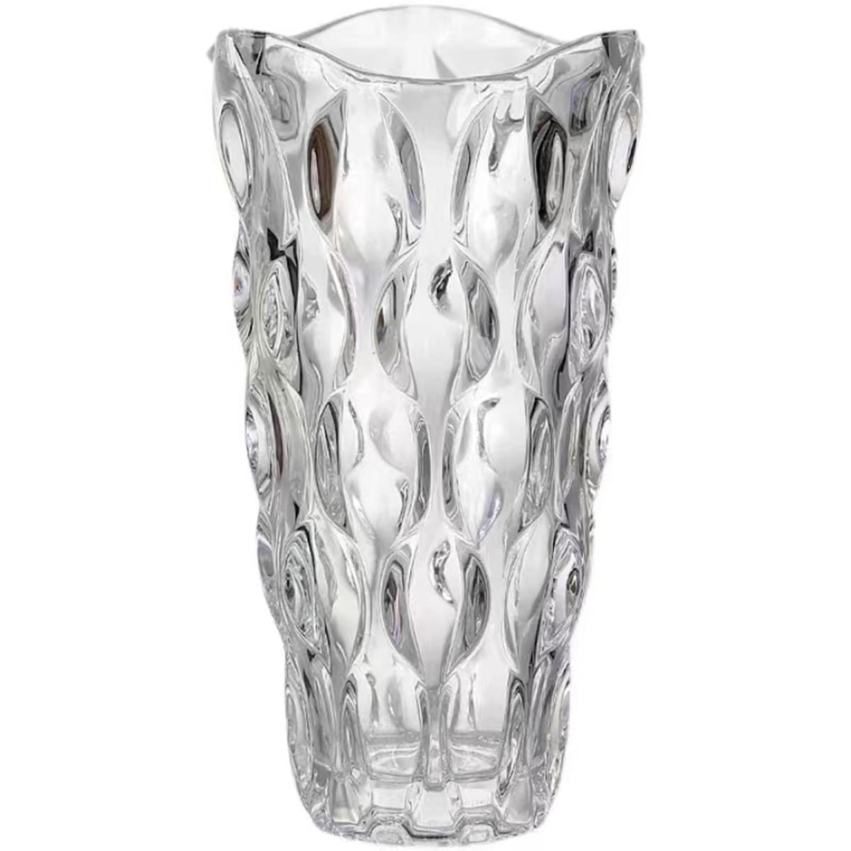 CEMABT 9.5 inch 3lb Glass Vases for Flowers, Shatterproof