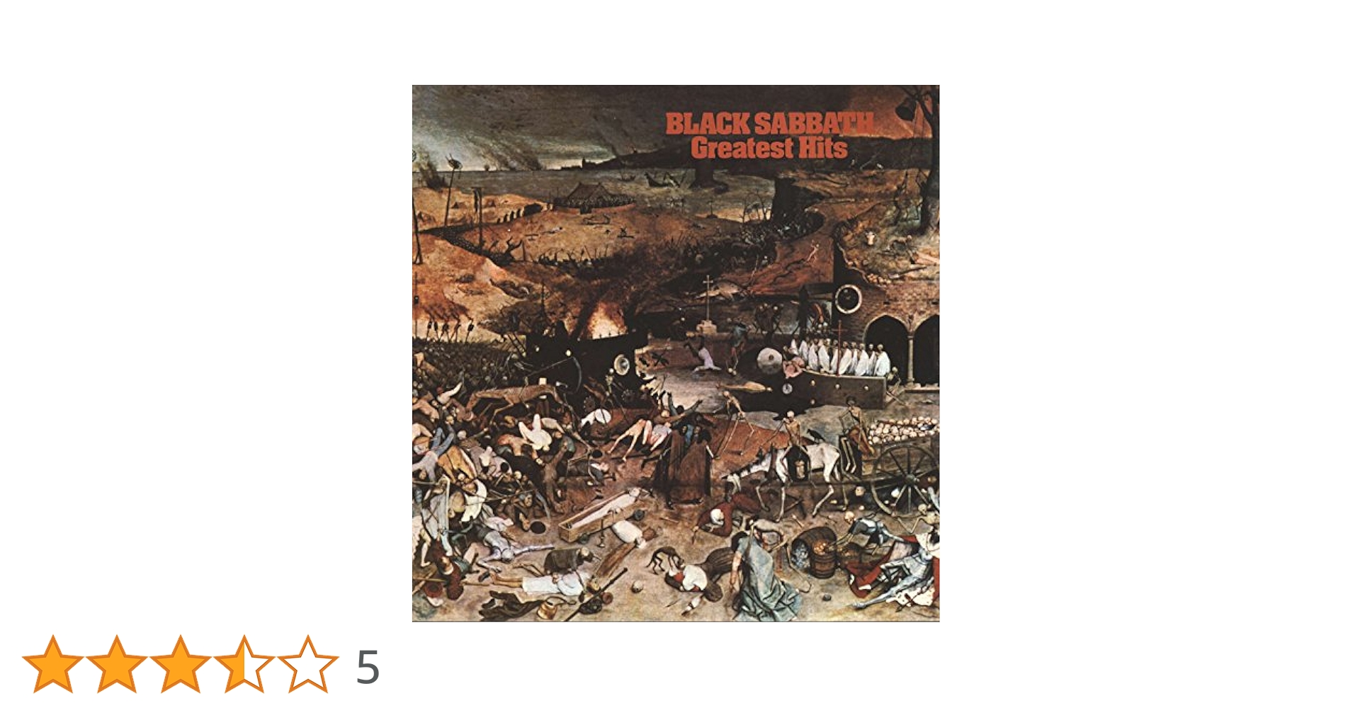 Black Sabbath / Greatest Hits レコード　来日記念盤 Black Sabbath - Greatest Hits [Japanese Vinyl] – Drowned