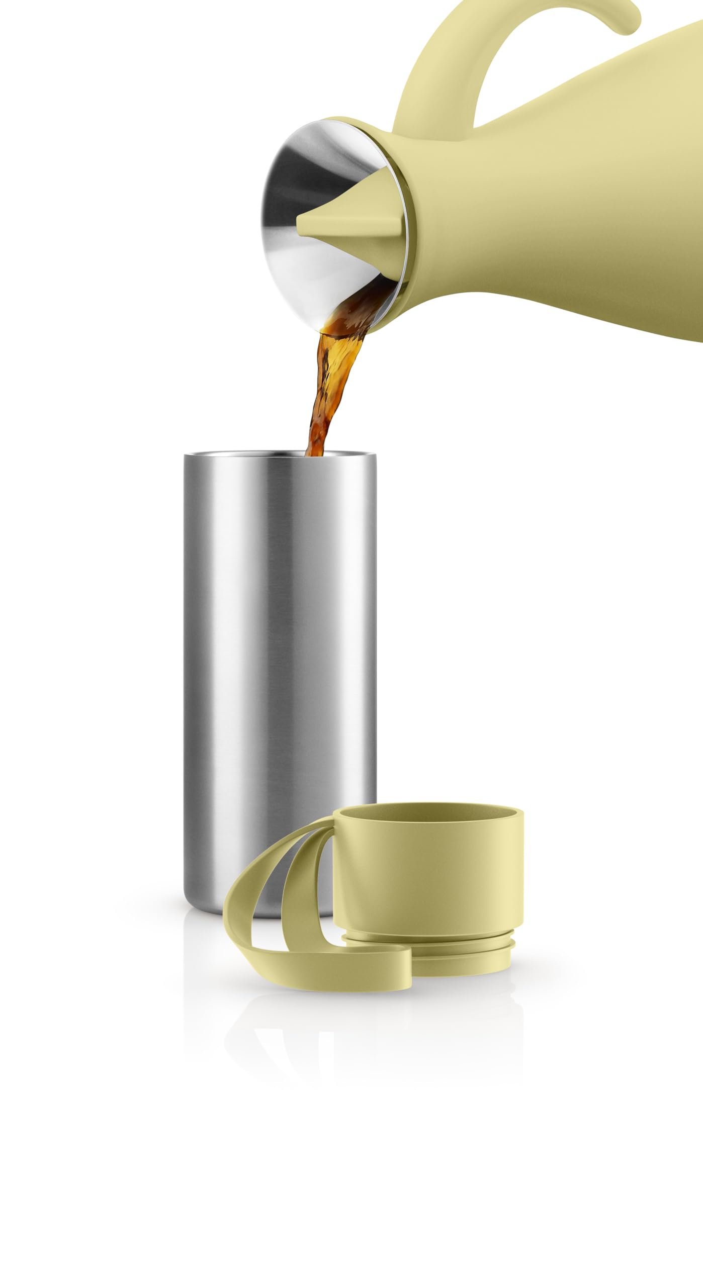 Eva Solo | to-Go-Becher 12oz | Doppelwandiger Thermobecher mit Vakuum | Dänisches Design, Funktionalität und Qualität | Sekt